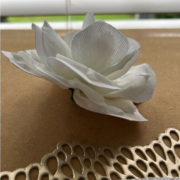 One handmade denim rose from Project Denim Rose by Shawn Marie’s Closet. - Picture 2 of 5